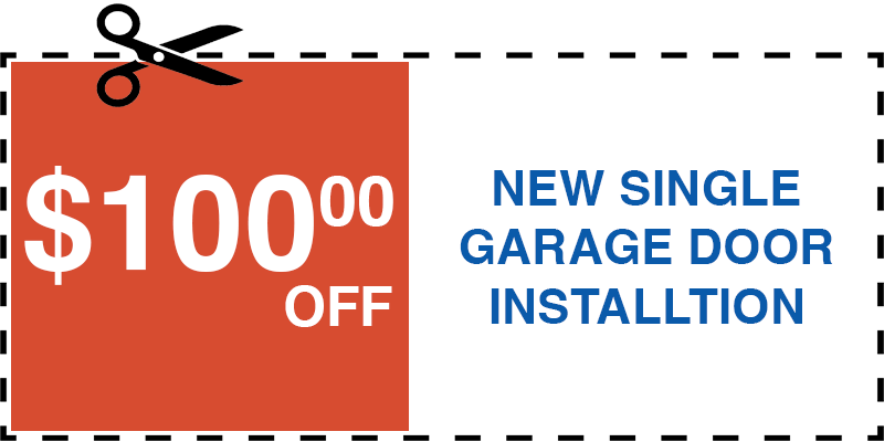 100 off garage door repair Centereach