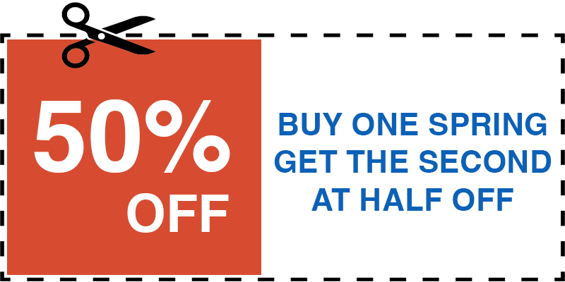 HALF OFF GARAGE SPRING Centereach